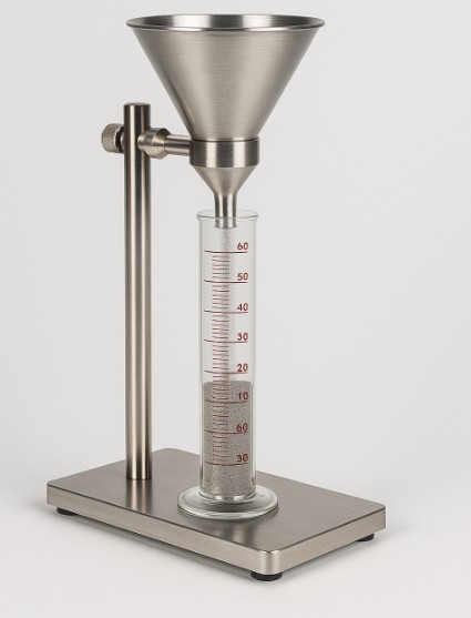 насыпная плотность металлических порошков по ГОСТ 19440-94 — пример измерения