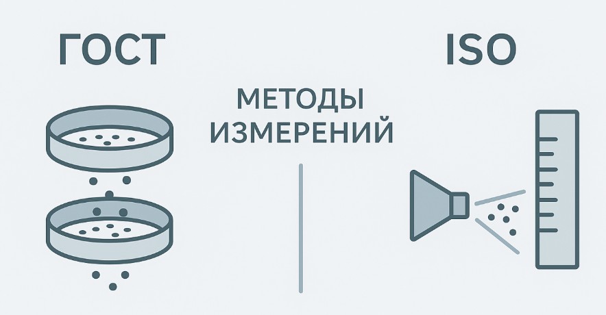 сравнение ГОСТ и ISO для металлических порошков — методы измерения и контроль качества